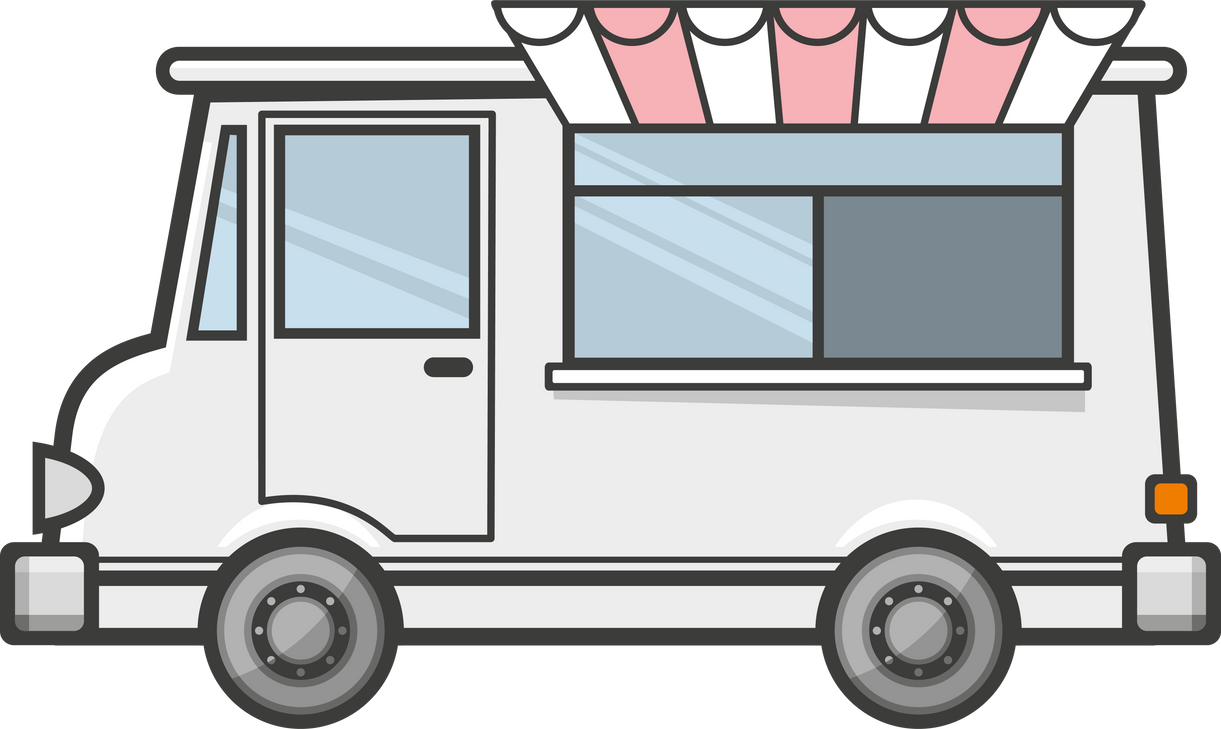 Food trucks illustration